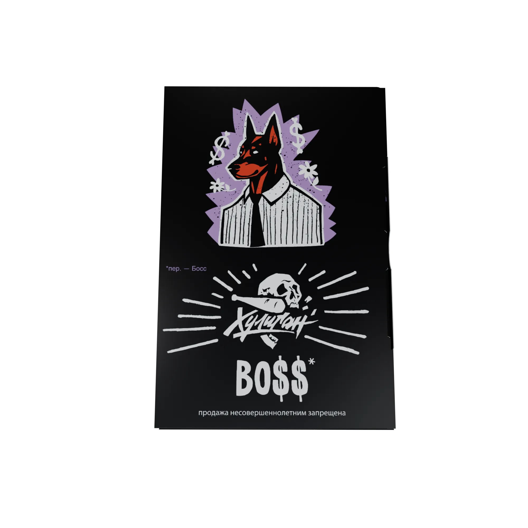 Табак для кальяна - Хулиган - Boss ( с ароматом цветочный виски ) - 25 г