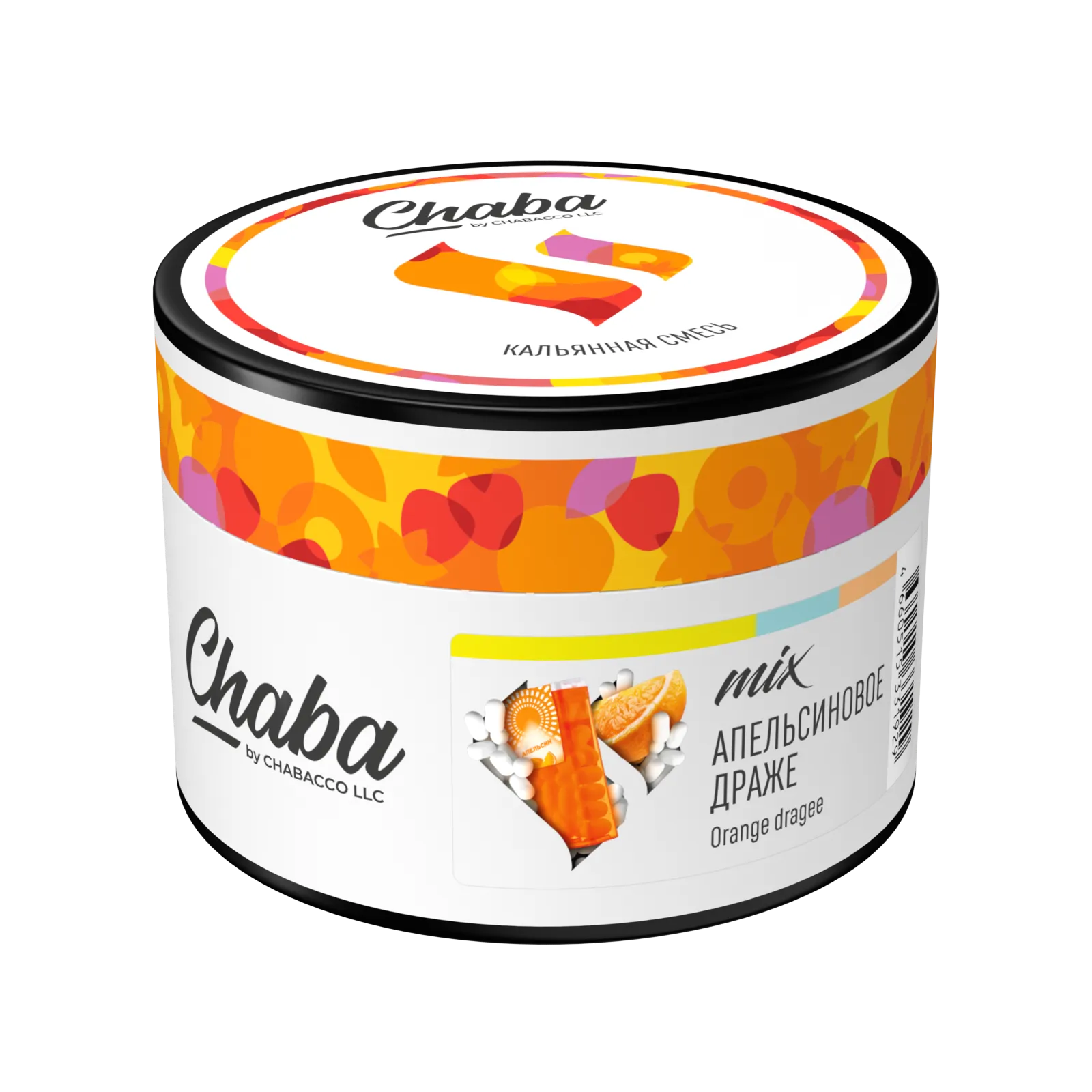 Бестабачная смесь для кальяна - Chaba Mix - Orange Dragee ( с ароматом апельсиновое драже ) - 40 г