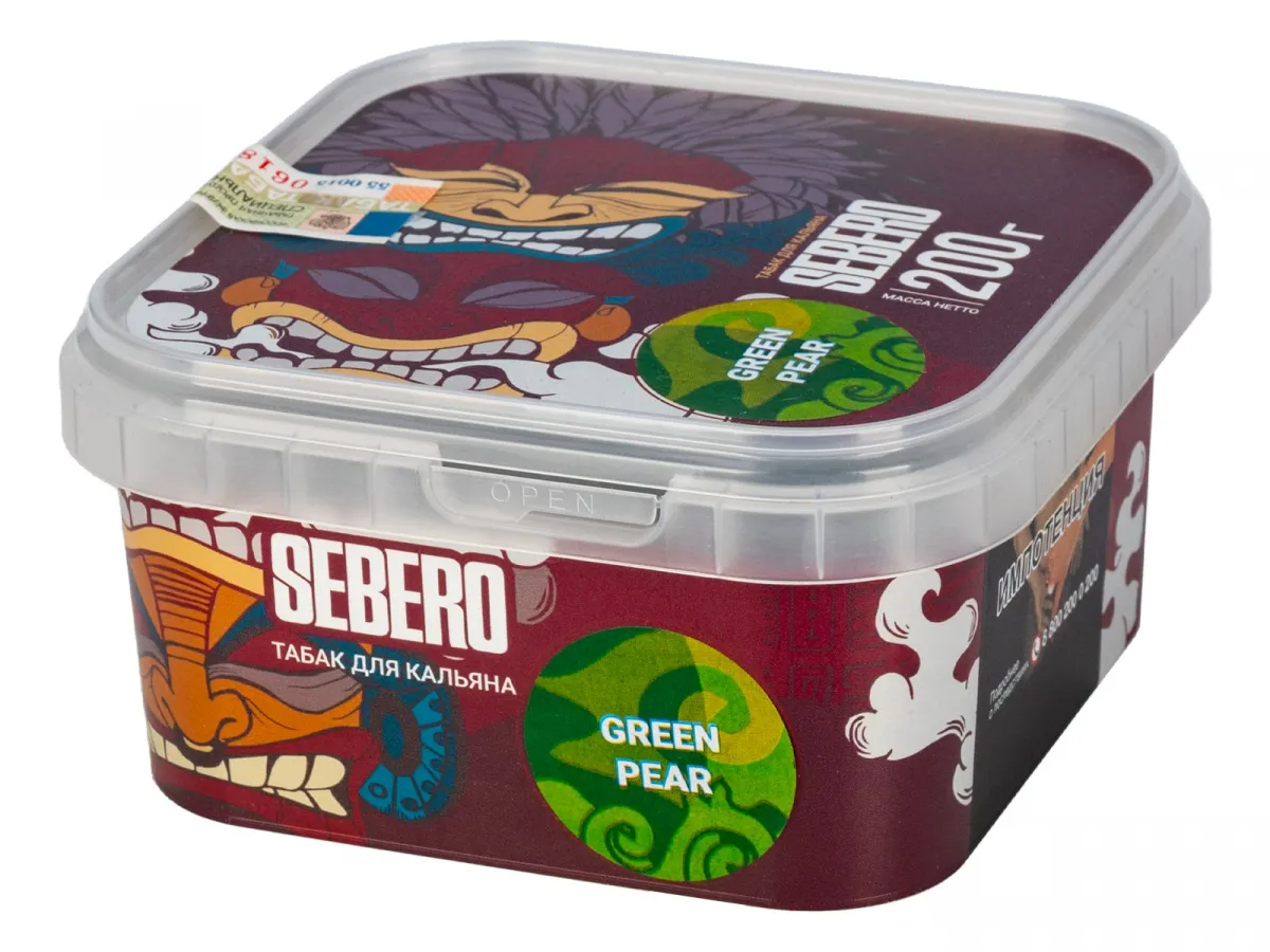 Табак для кальяна - Sebero - GREEN PEAR ( с ароматом зеленая груша ) - 200 г