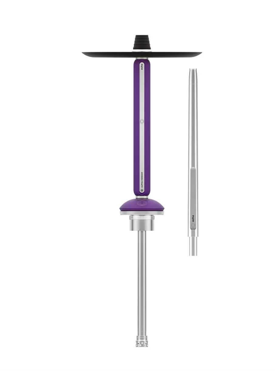 Кальян - Alpha Hookah - ECHO SILVER- JADE PURPLE (CHJPRPL)