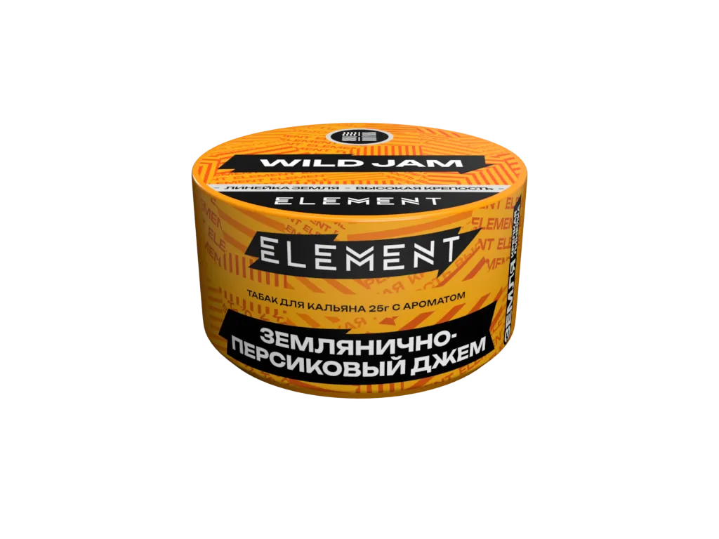 Табак для кальяна - (Oбн.) Element Earth - Wild Jam ( с ароматом землянично-персиковый джем ) - 25 г