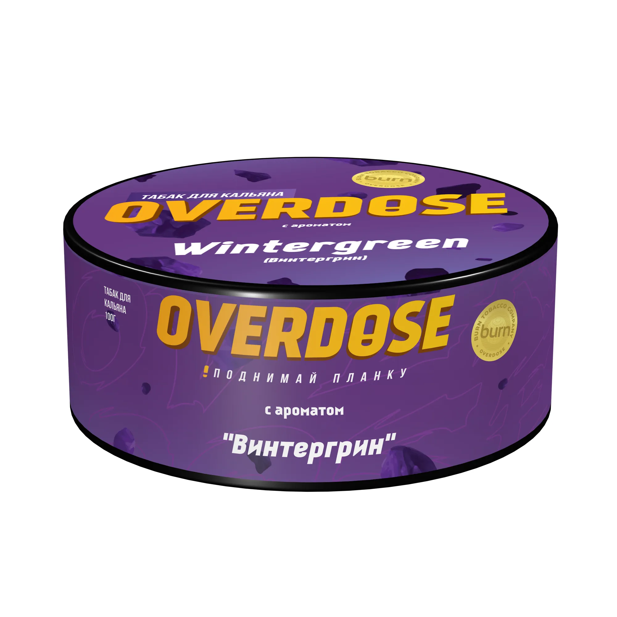Табак для кальяна - Overdose - Wintergreen ( с ароматом рутбира и мяты ) - 100 г