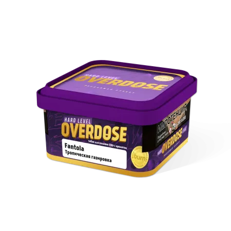 Табак для кальяна - Overdose & KMTM - FANTOLA ( с ароматом тропическая газировка ) - 200 г