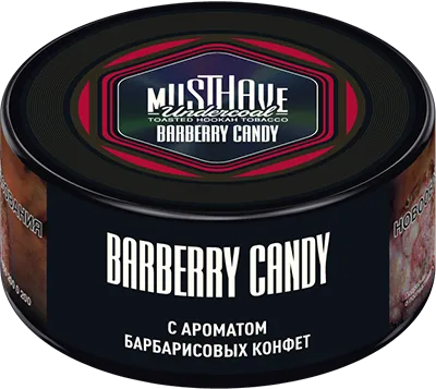 Табак для кальяна - Must Have - Barberry Candy ( с ароматом барбарисовые леденцы ) - small size - 25 г
