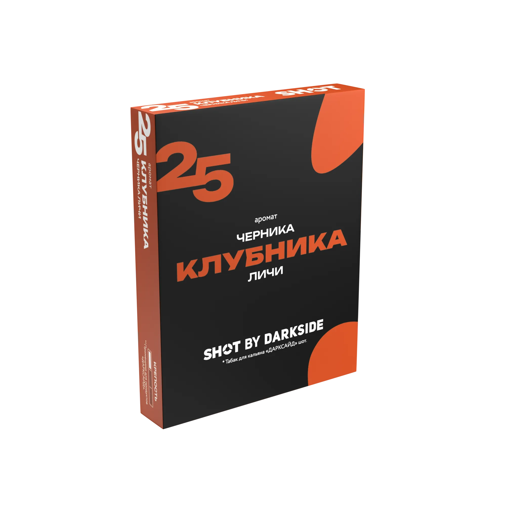 Табак для кальяна - Darkside - Shot - 25 ( с ароматом клубника, черника, личи ) - 25 г