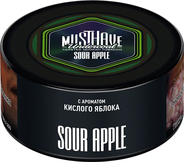 Табак для кальяна - Must Have - Sour Apple ( с ароматом кислое яблоко ) 125 г