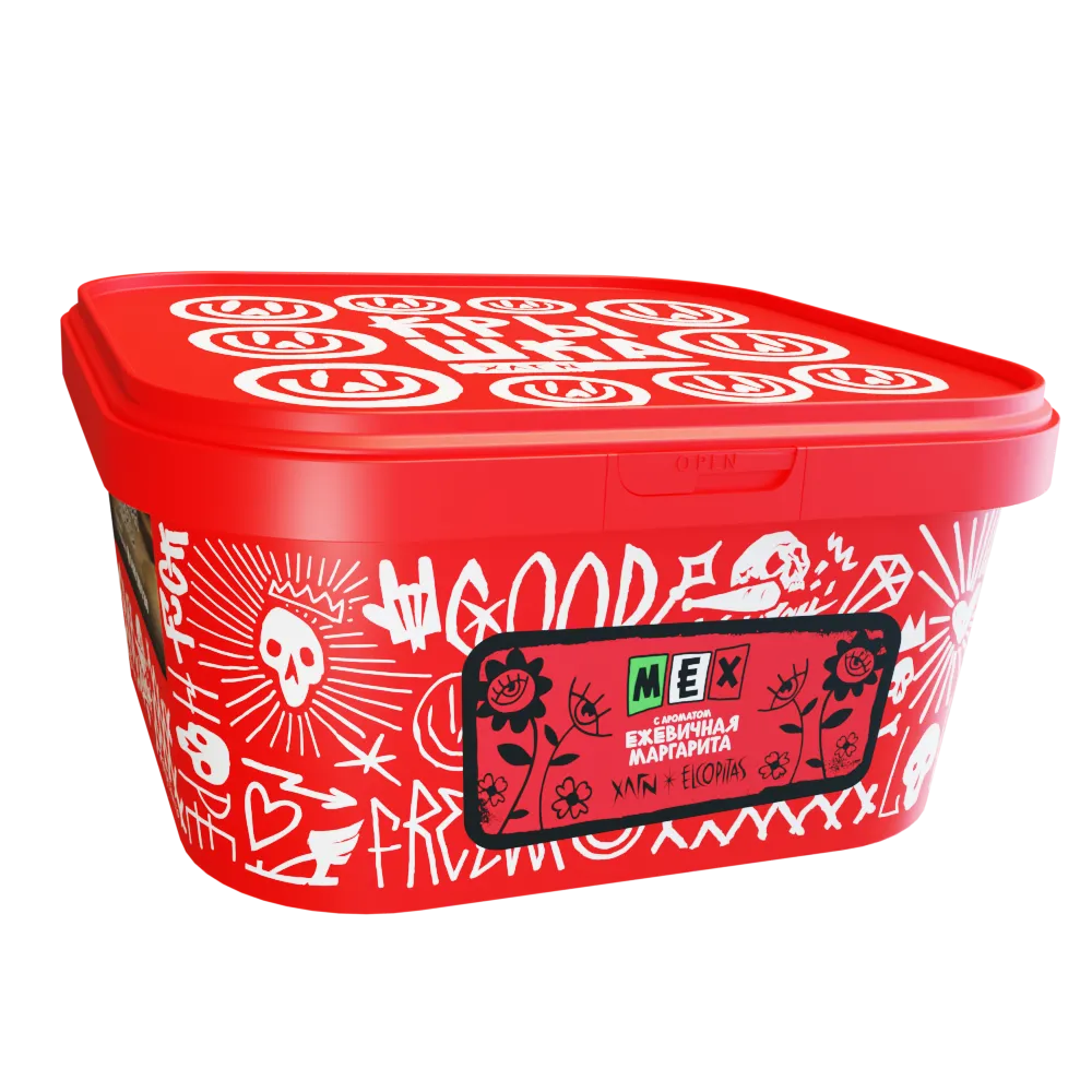 Табак для кальяна - Хулиган Elcopitas - MEX ( с ароматом ежевичная маргарита ) - 200 г