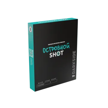Табак для кальяна - Darkside - Shot - Островной ( с ароматом вафли, земляника, дыня ) - 30 г