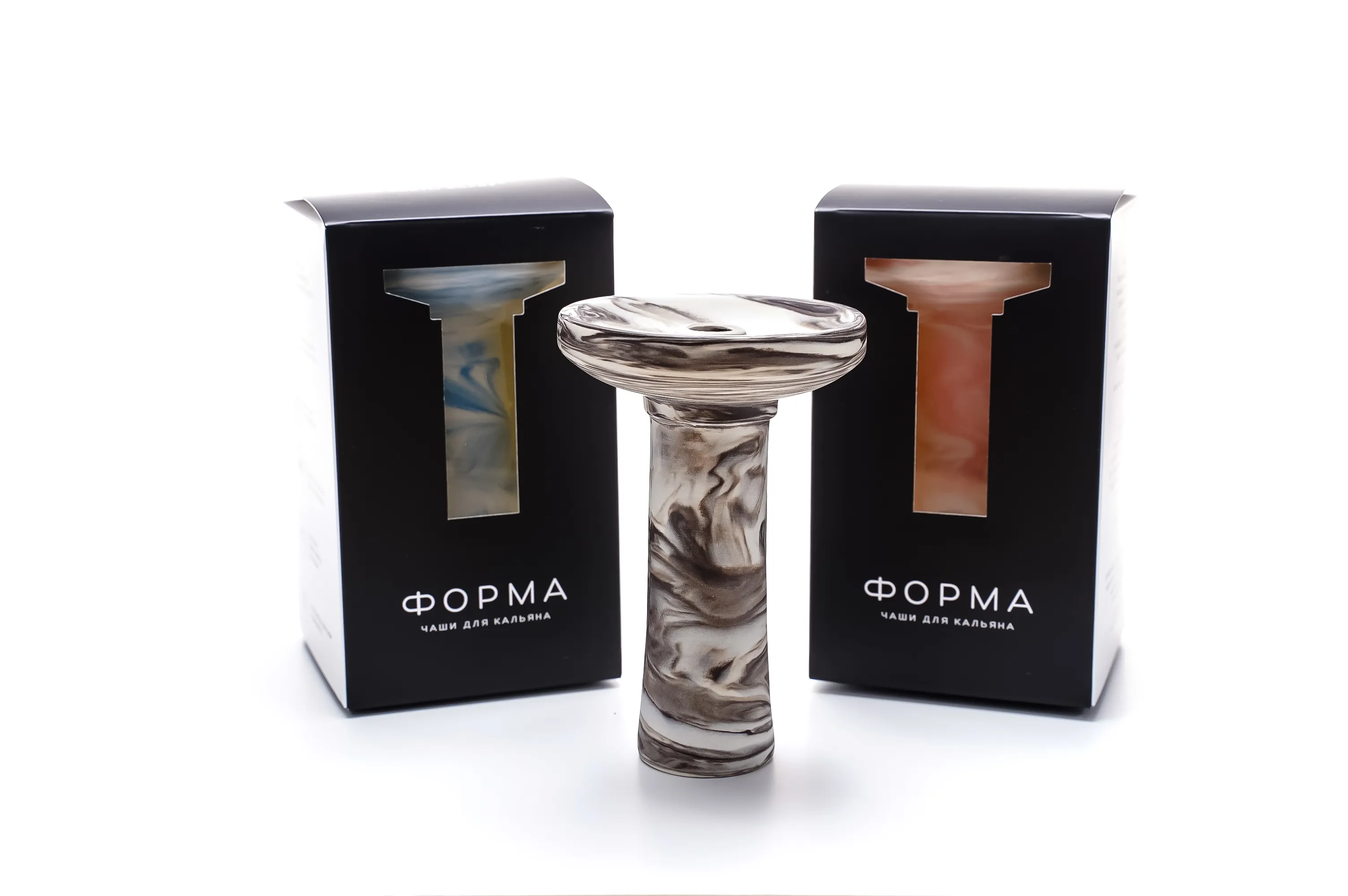 Чаша для кальяна - Forma Bowl - Phunnel - Нерикоми (черно-белая) ( фанэл )
