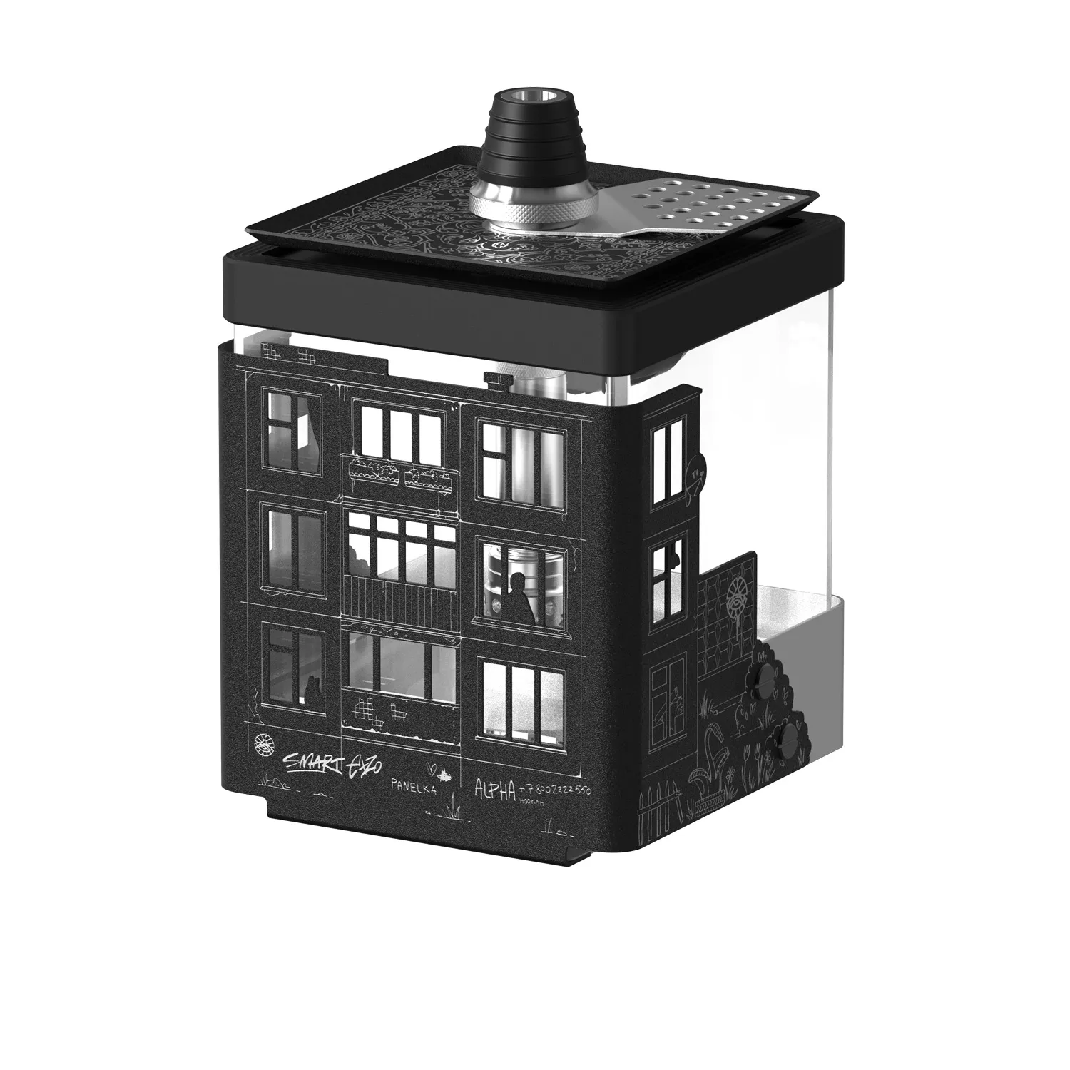 Кальян - Alpha Hookah - Smart (Box) - EKZO Panelka - SMRTXZPNLK
