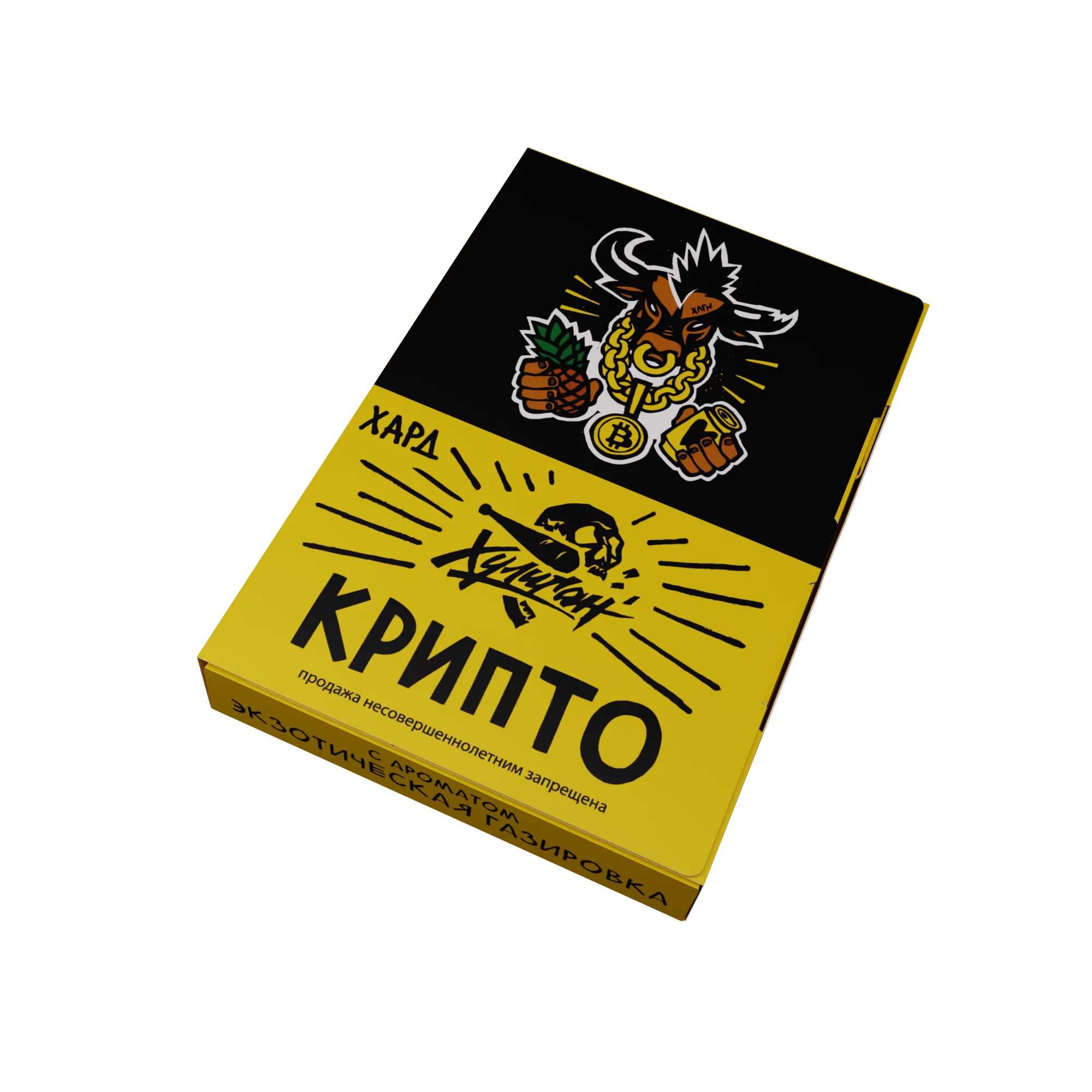 New - Табак для кальяна - Хулиган Hard - Крипто ( с ароматом экзотический лимонад ) - 25 г