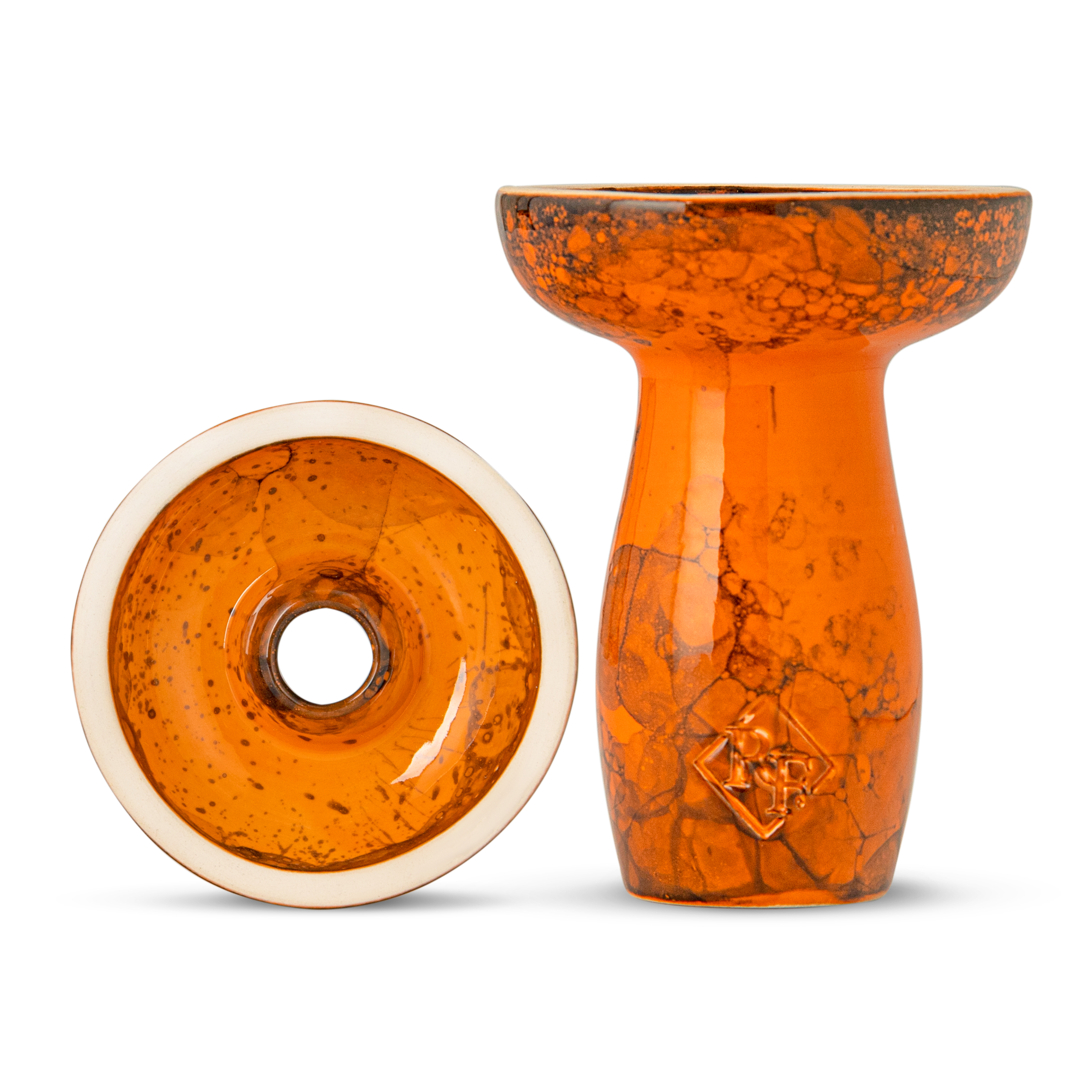 Чаша для кальяна - RF - Mushroom ( M ) - Orange ( фанэл )