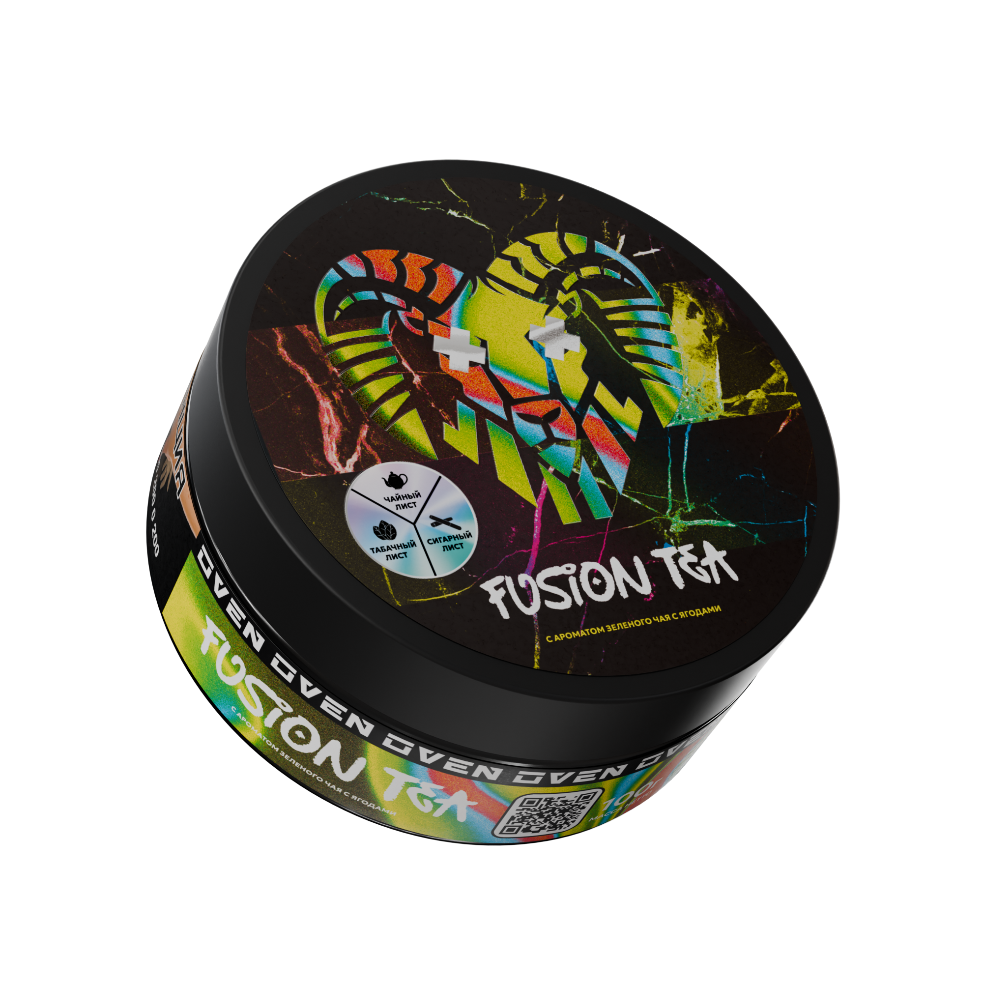 Табак для кальяна - Oven - Fusion Tea ( с ароматом зелёного чая с ягодами ) - 100 г