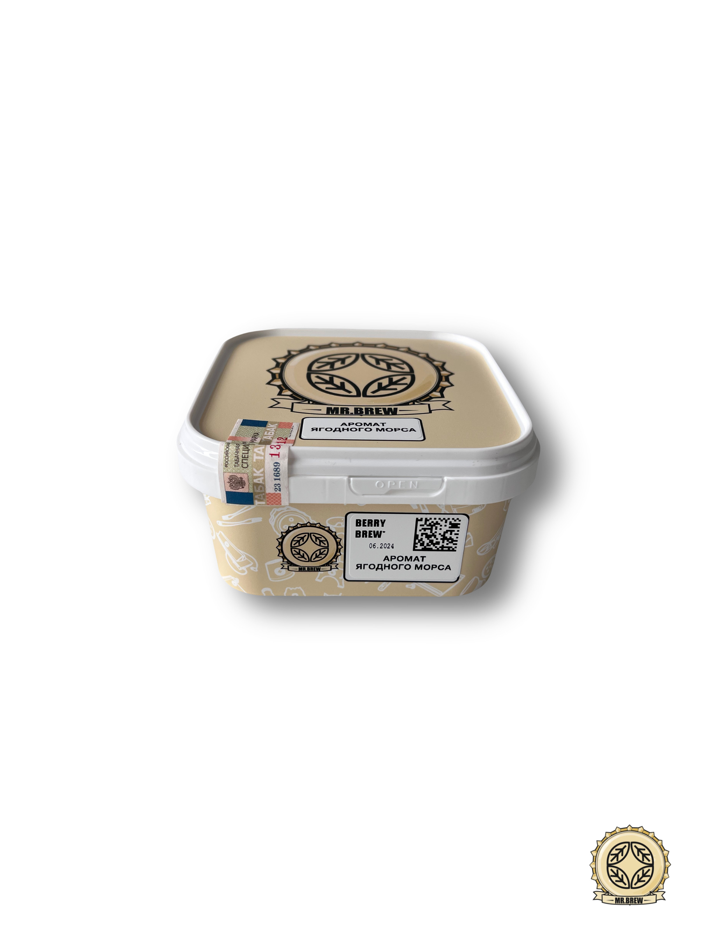Табак для кальяна - MR. Brew - BERRY BREW - ( с ароматом ЯГОДНОГО МОРСА ) - 200 г