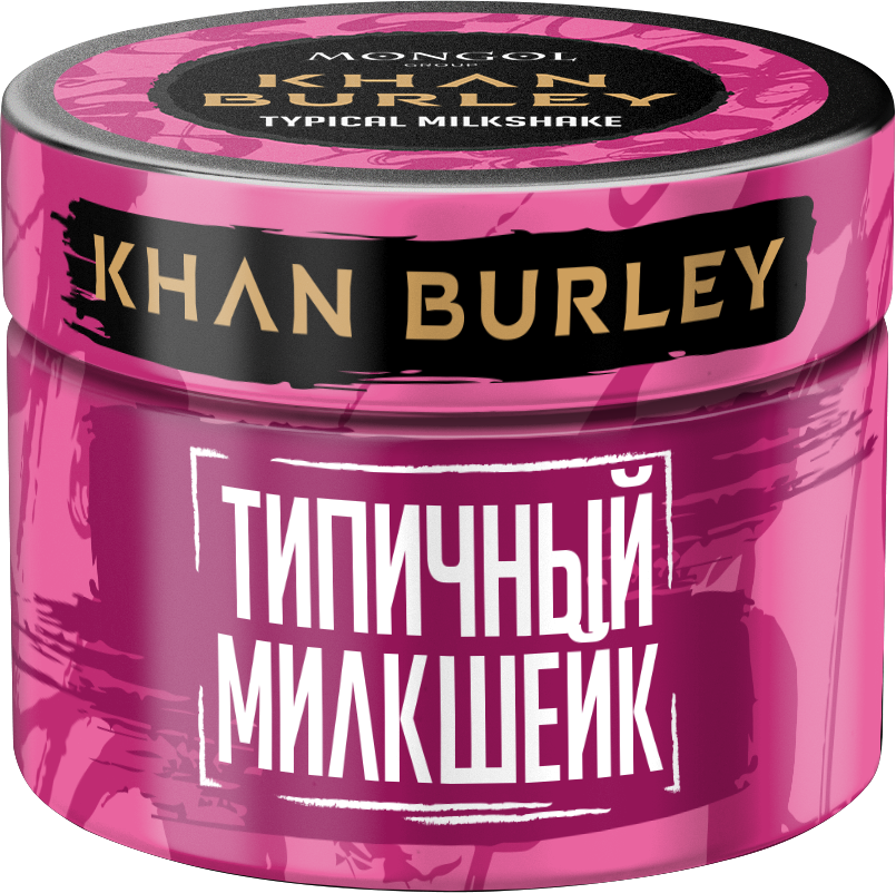 Табак для кальян - Khan Burley - Typical Milkshake ( с ароматом банан, земляника, мороженное ) - 40г