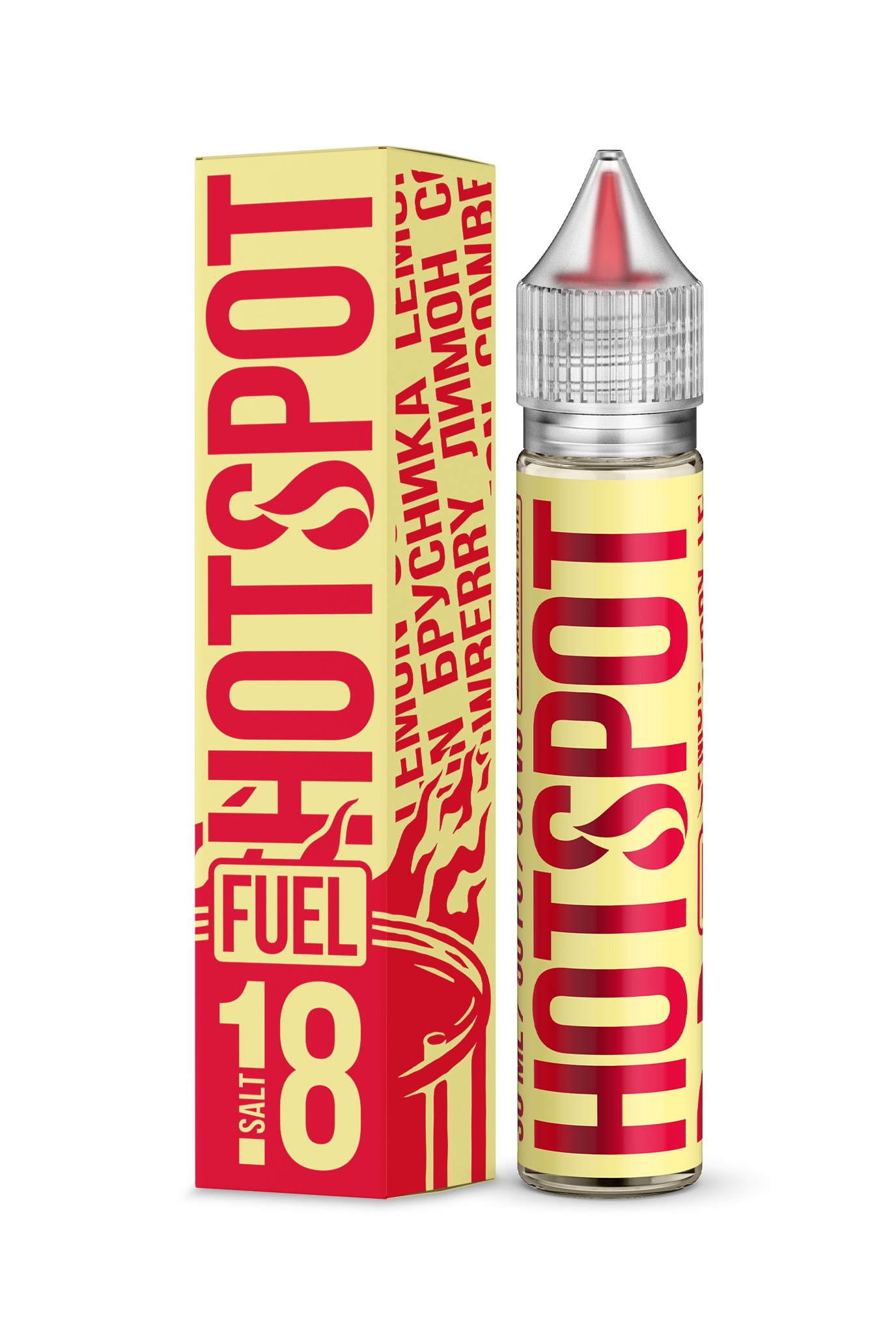 Жидкость - Hotspot Fuel - Salt 18 - Cowberry Lemon - 30 ml