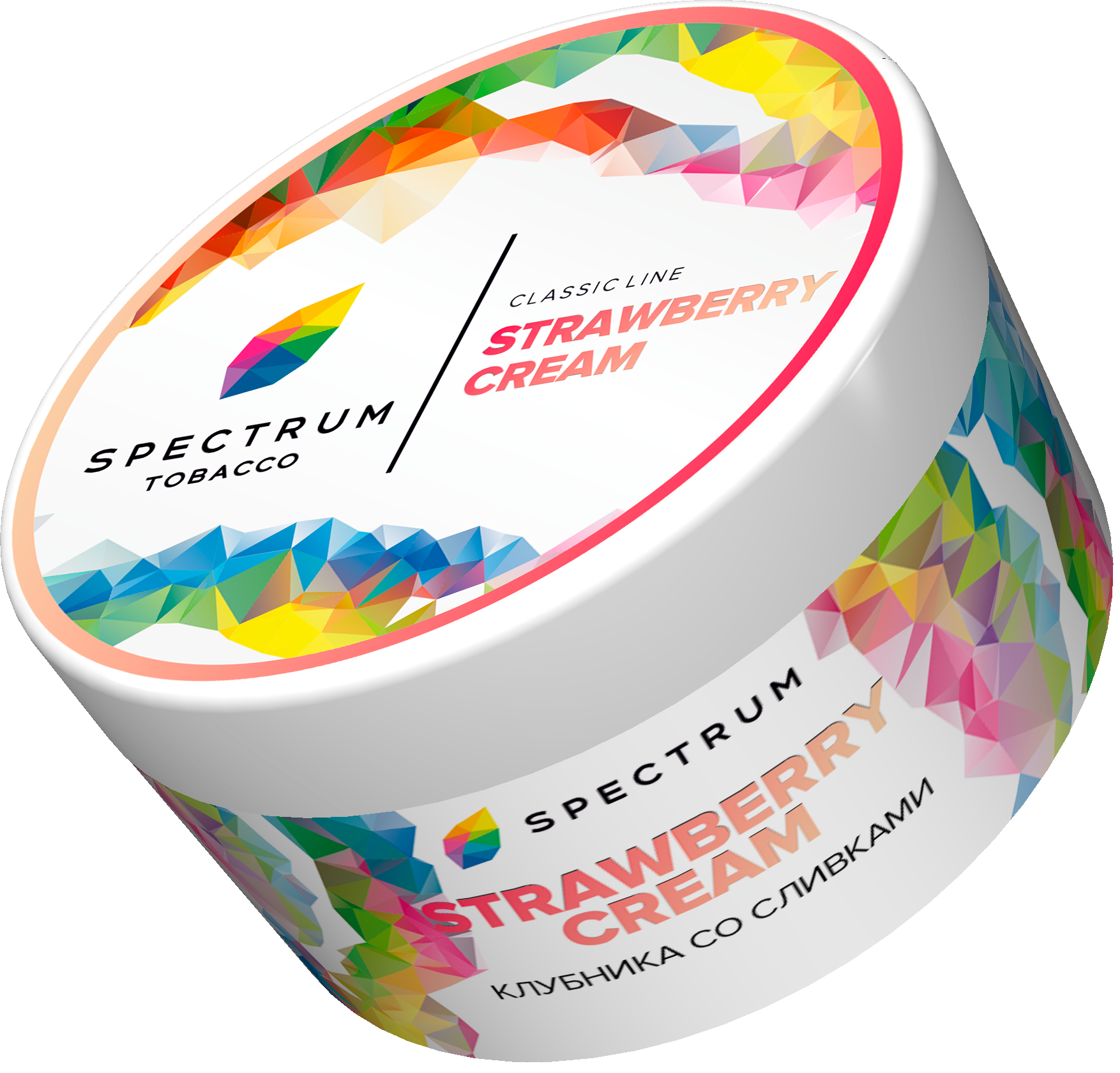 Табак для кальяна - SPECTRUM - STRAWBERRY CREAM ( с ароматом клубника со сливками ) - 200 г LIGHT