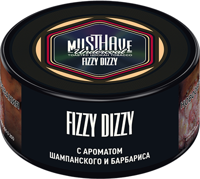 Табак для кальяна - Must Have - Fizzy Dizzy ( с ароматом шампанское - барбарис ) - small size - 25 г