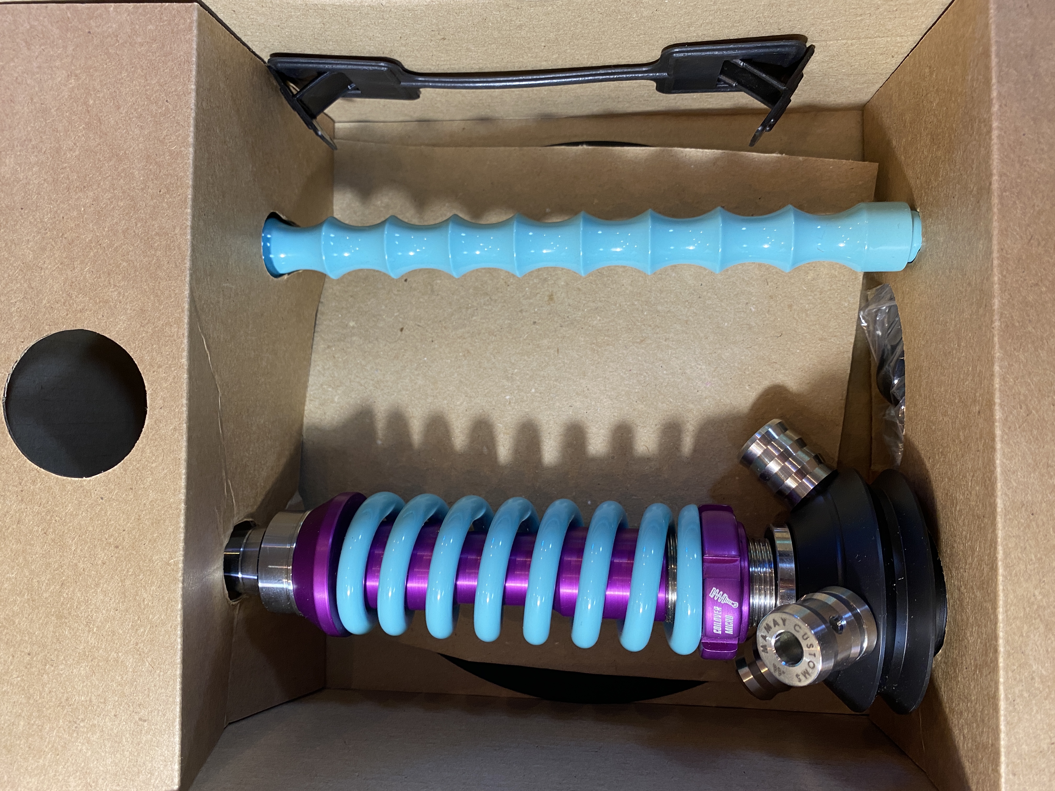 Кальян - Mamay - Coilovers Micro - ( Фиолет шахта - мята спираль )