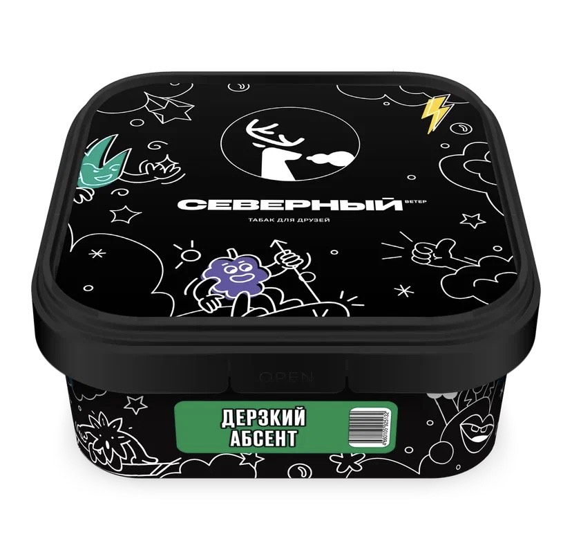 Табак для кальяна - Северный - Дерзкий АБСЕНТ ( с ароматом анис ) - 200 г