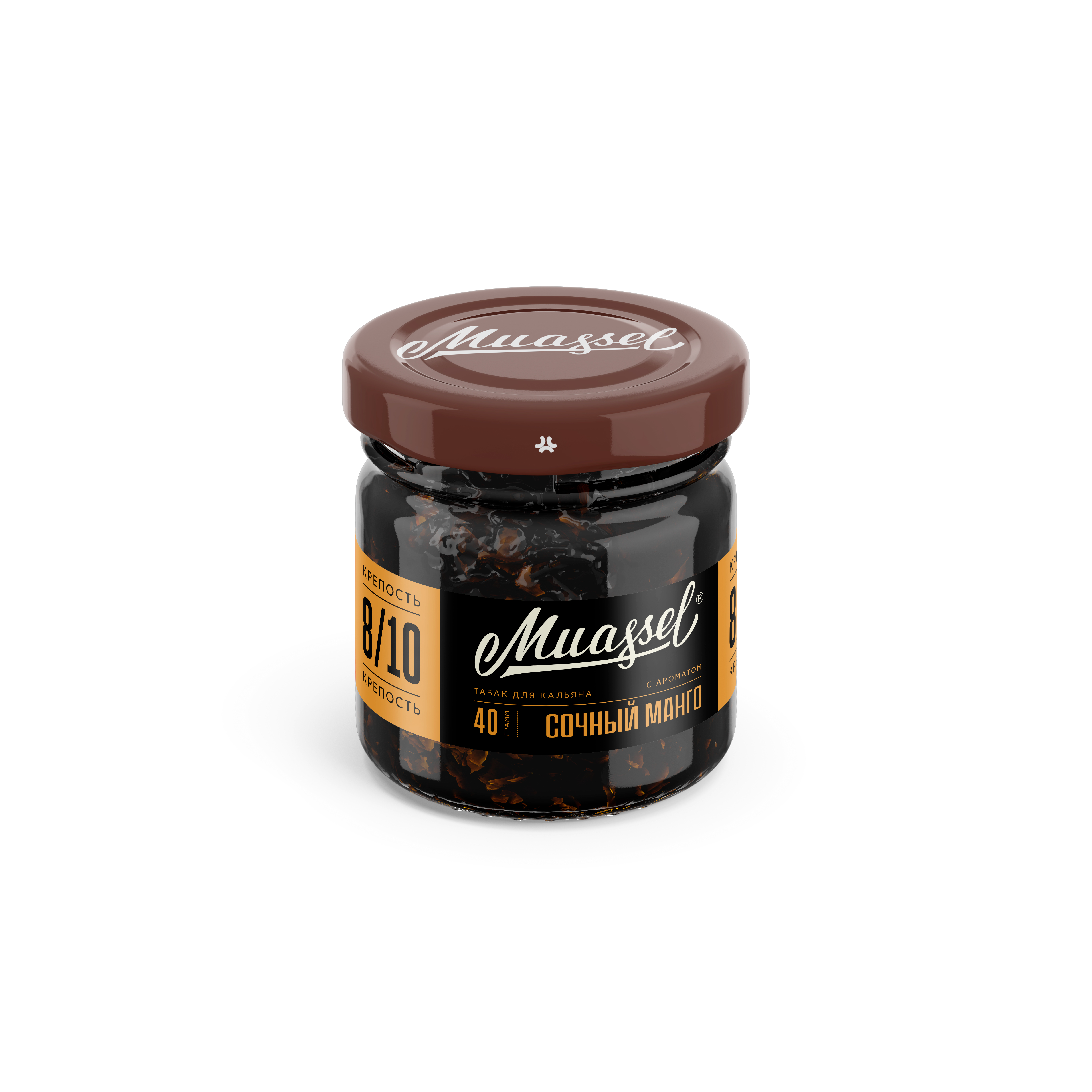 Табак для кальяна - Muassel extra strong 8/10 - Сочный манго ( с ароматом манго ) - 40 г