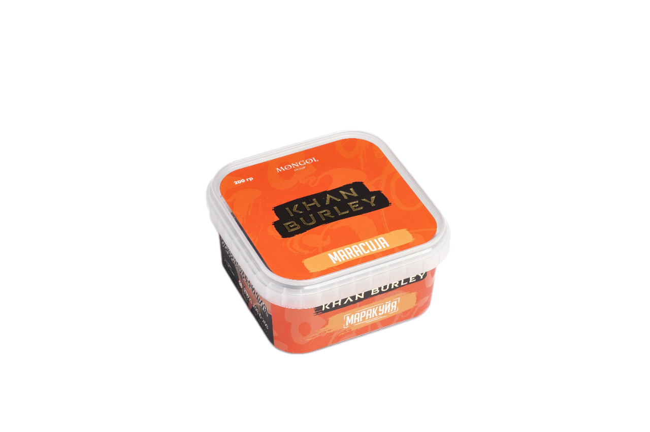 Табак для кальян - Khan Burley - MARACUJA ( с ароматом маракуйя ) - 200г