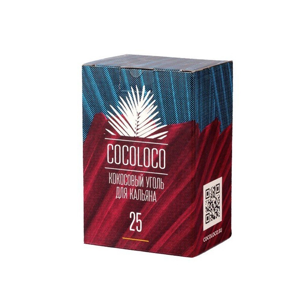 Уголь - Cocoloco 26 мм - ( 64 кубика в пачке а не 72 )  - 1 кг