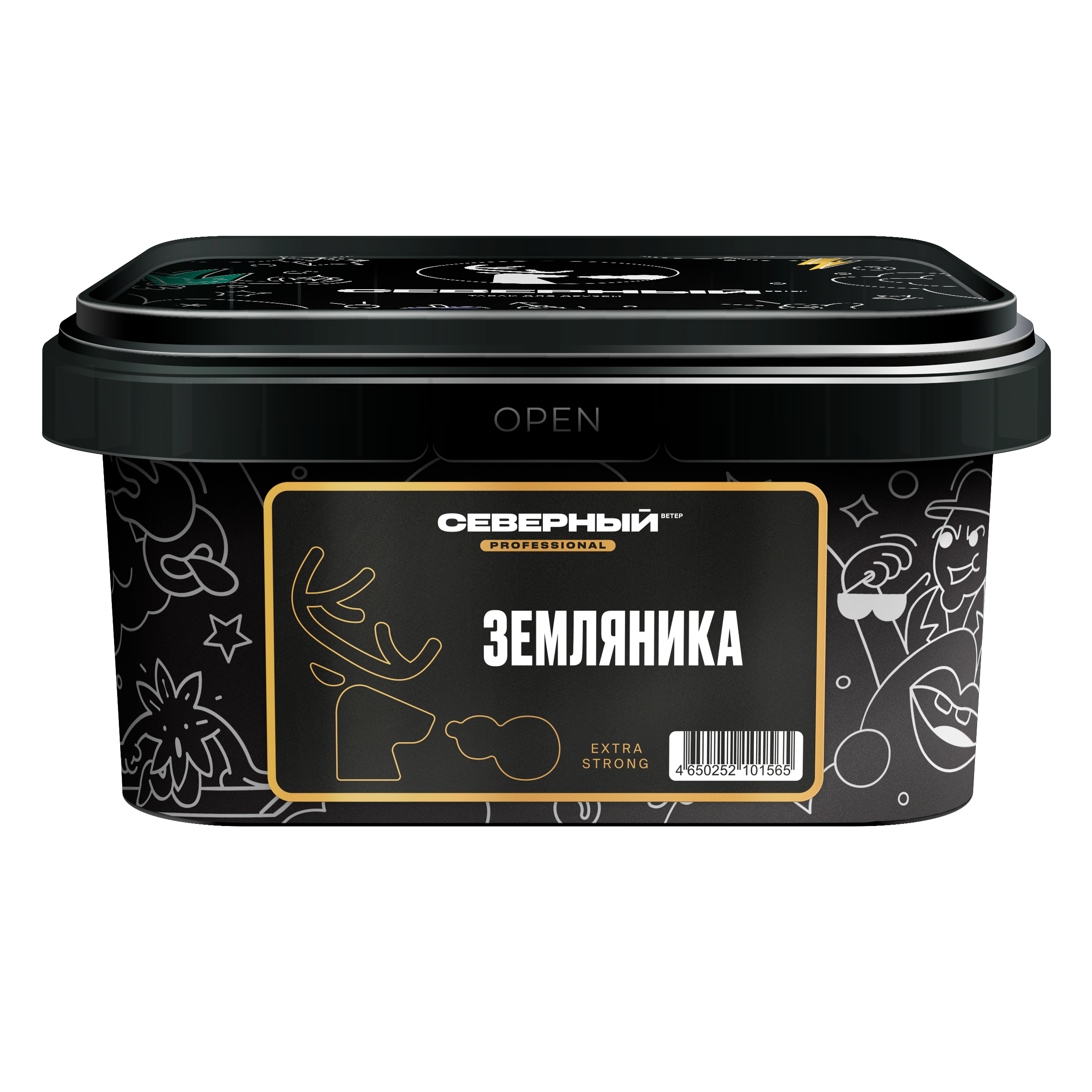 Табак для кальяна - Северный PRO - ЗЕМЛЯНИКА ( с ароматом земляника ) - 200 г