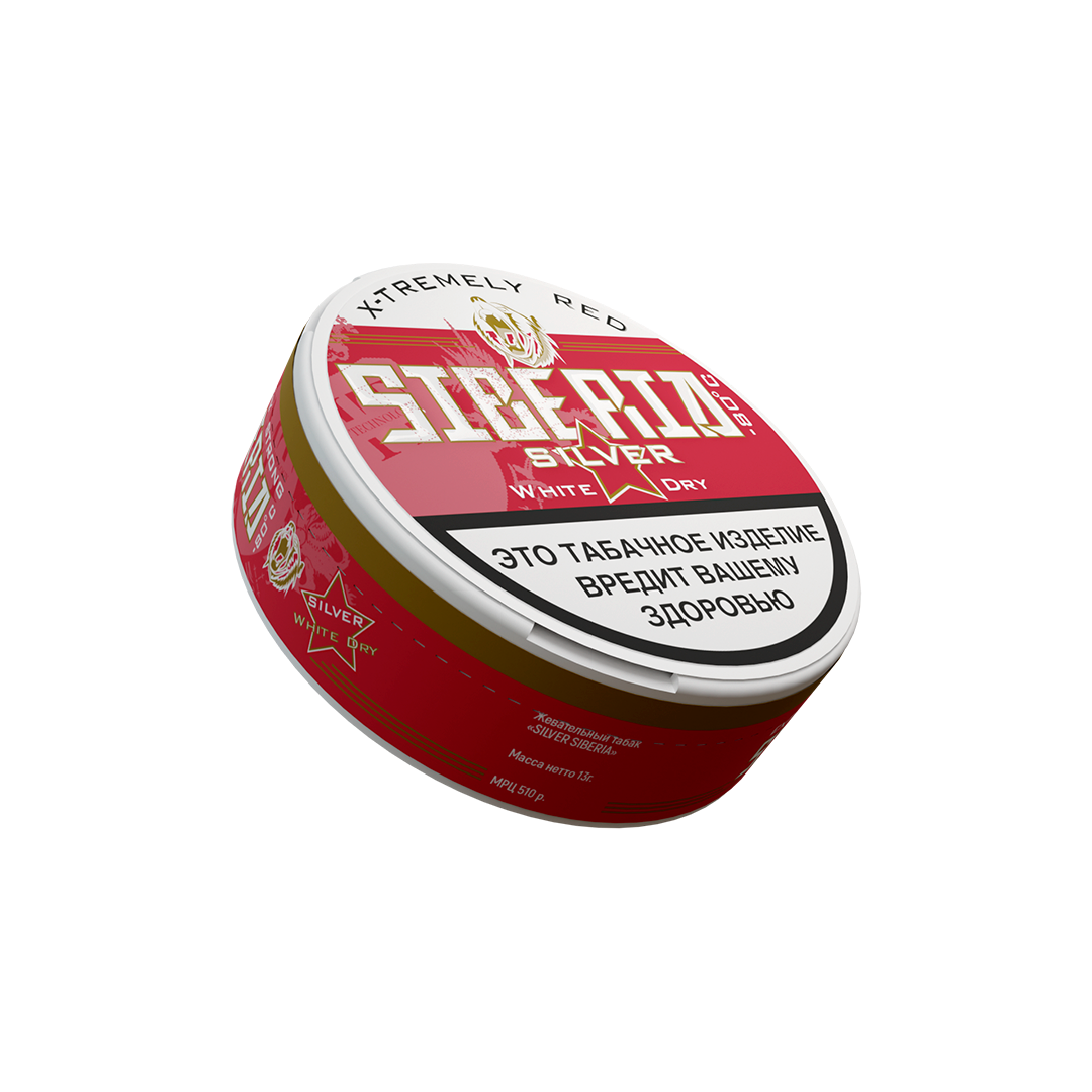 Жевательный табак - SIBERIA silver - 16 г