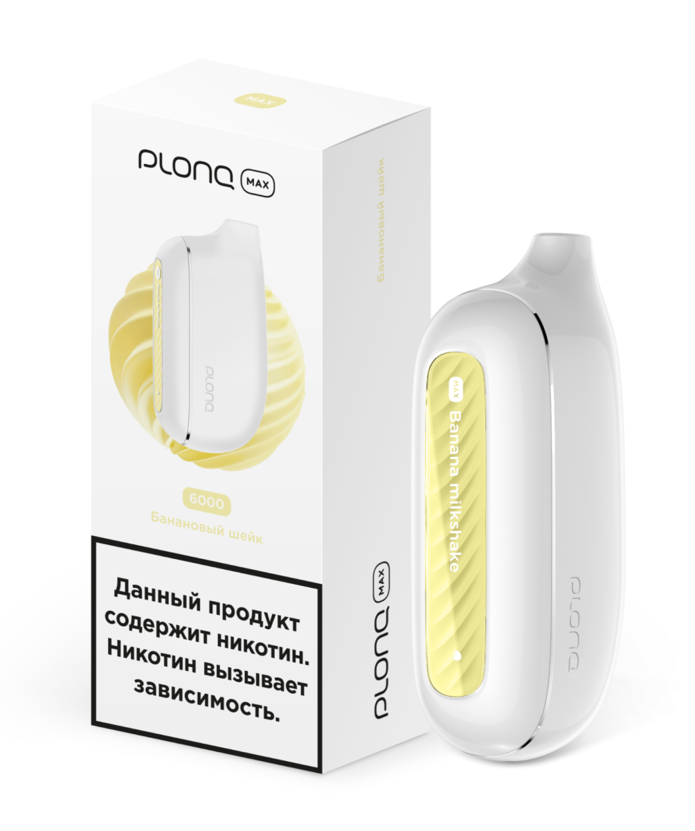 ЭСДН - Plonq Max 6000 - Банановый Шейк