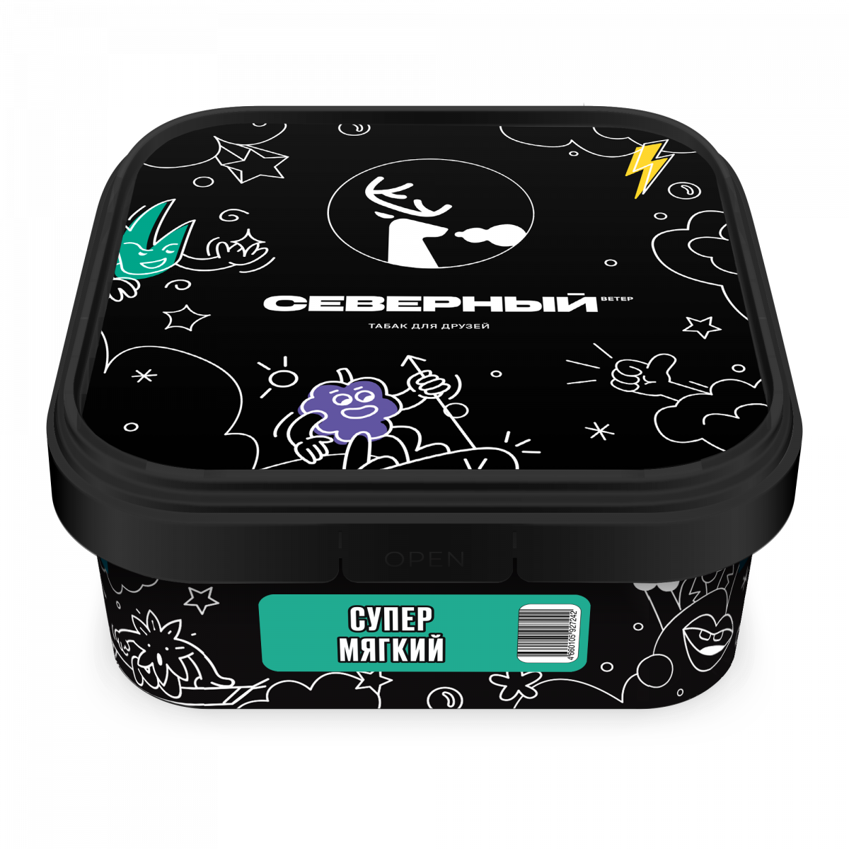 Табак для кальяна - Северный - СУПЕР МЯГКИЙ ( без аромата ) - 200 г