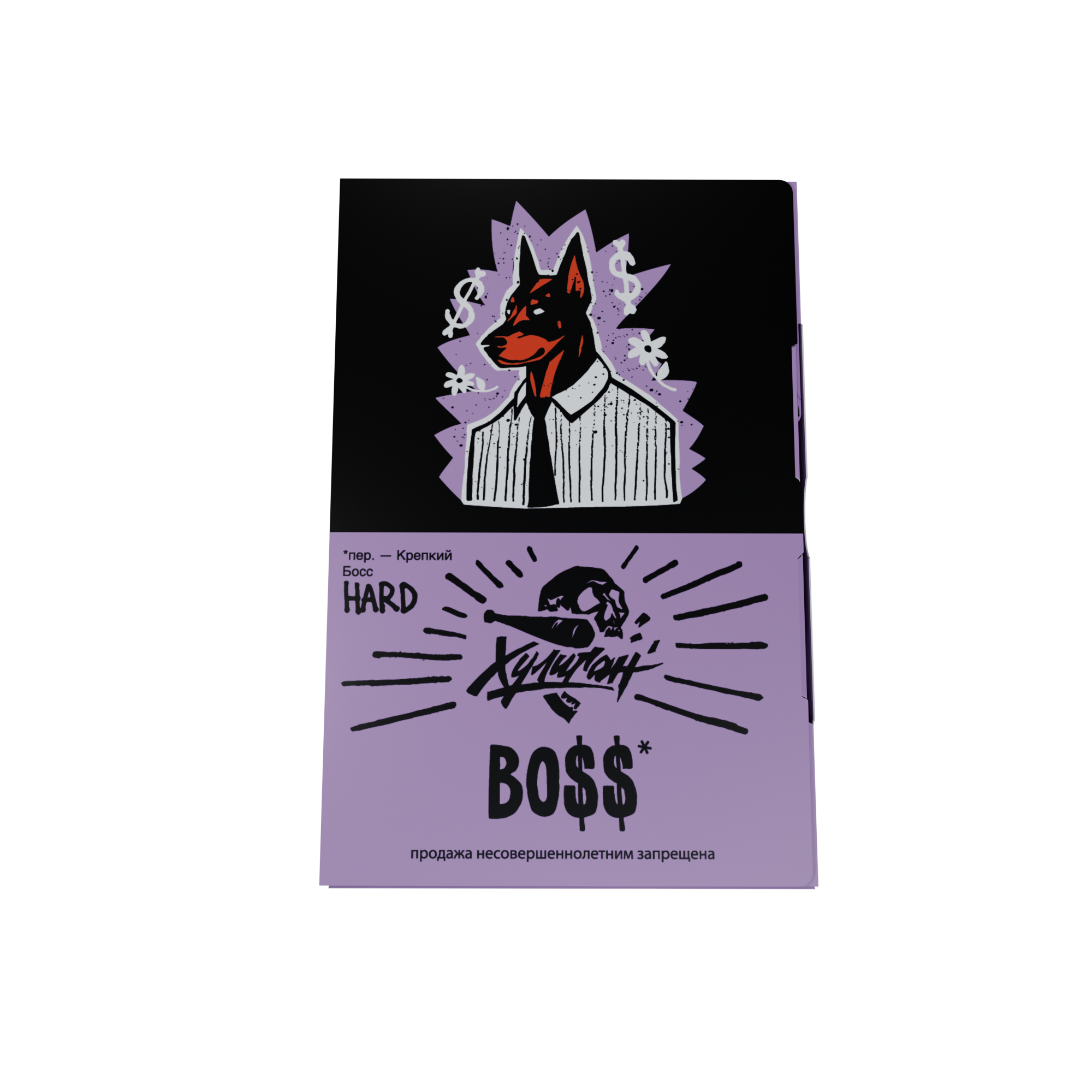 Табак для кальяна - Хулиган Hard - Boss ( с ароматом цветочный виски ) - 25 г