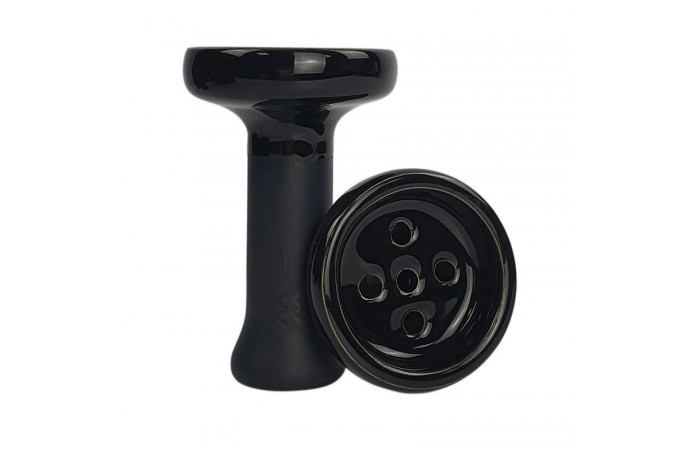 Чаша для кальяна - Облако х Душа BLACK - Evil Glaze черная