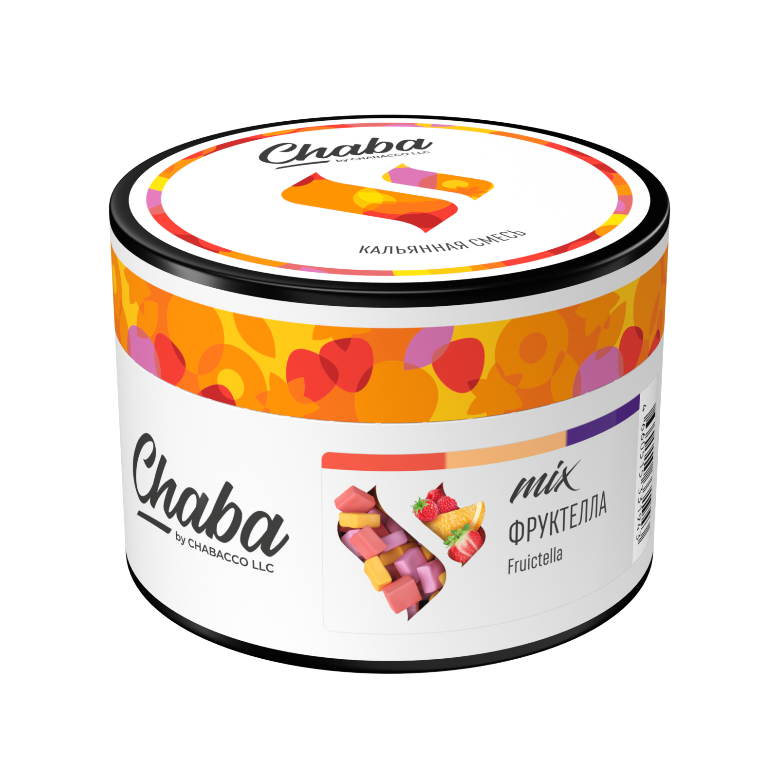 Бестабачная смесь для кальяна - Chaba Mix - Fruiсttela ( с ароматом фруктово-ягодных конфет со сливочными нотами ) - 40 г