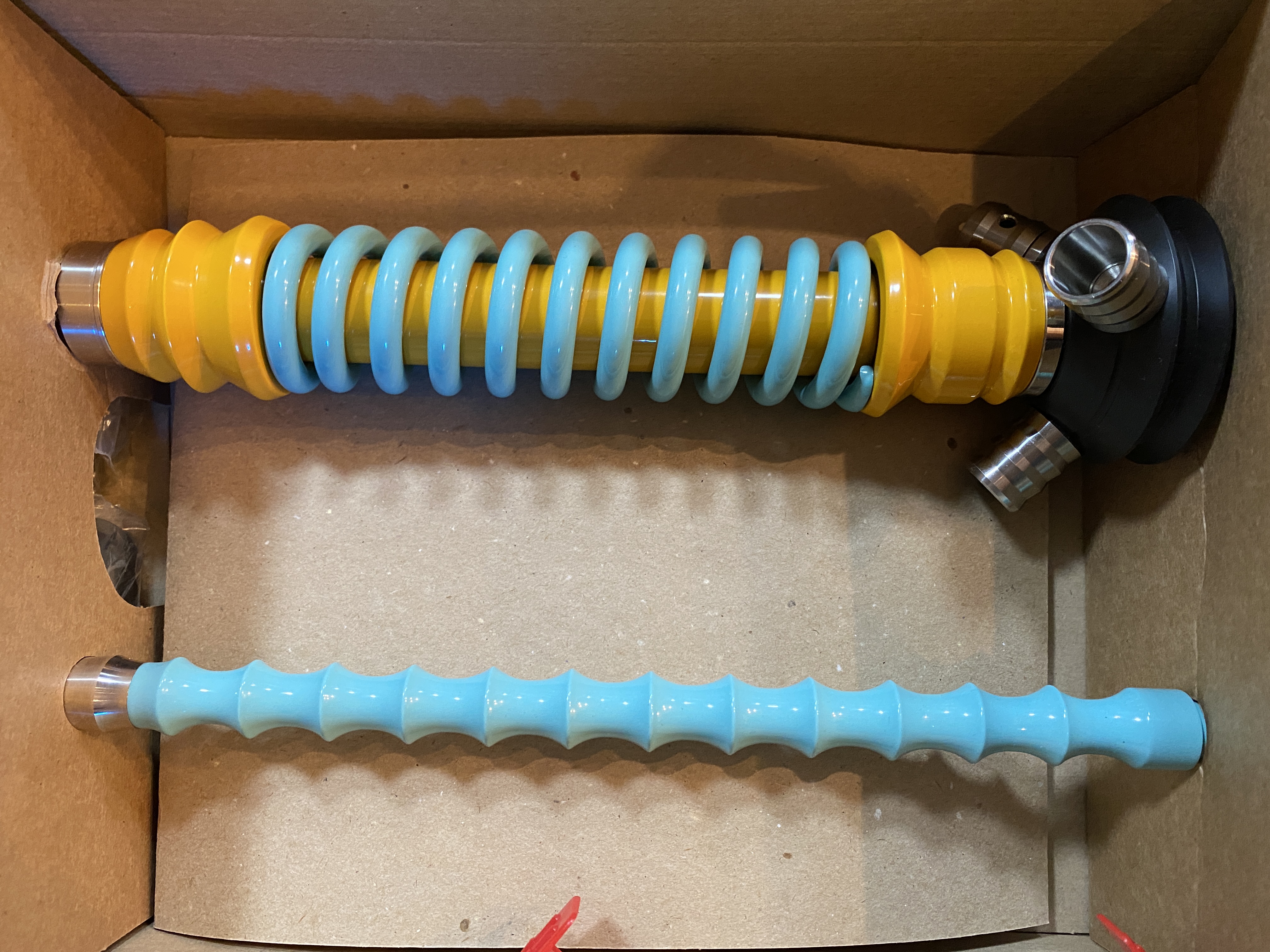 Кальян - Mamay - Coilovers Mini - ( Желтая шахта  - Мята спираль ) 2.3