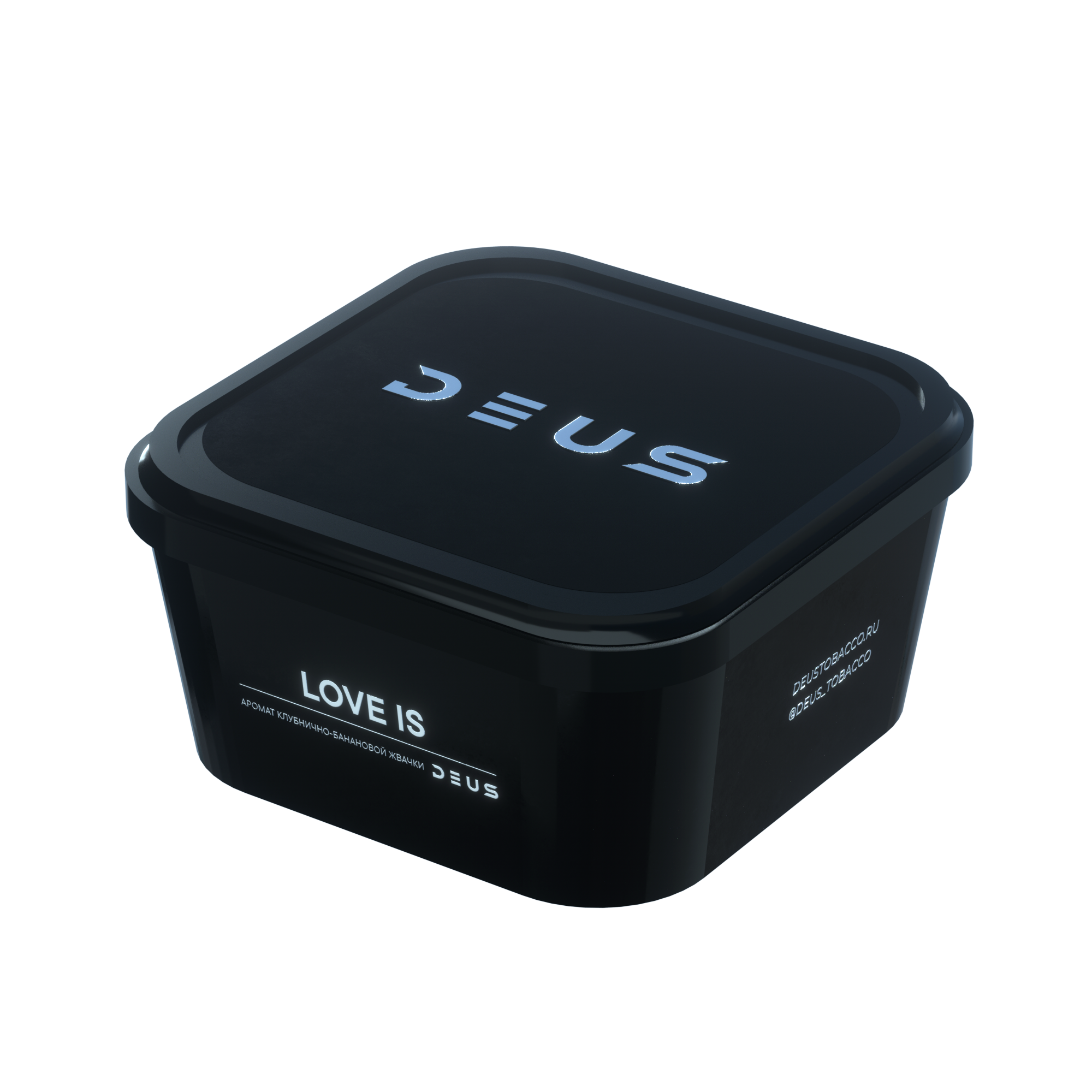 Табак для кальяна - Deus - LOVE IS ( с ароматом клубнично - банановая жвачка ) - 250 г