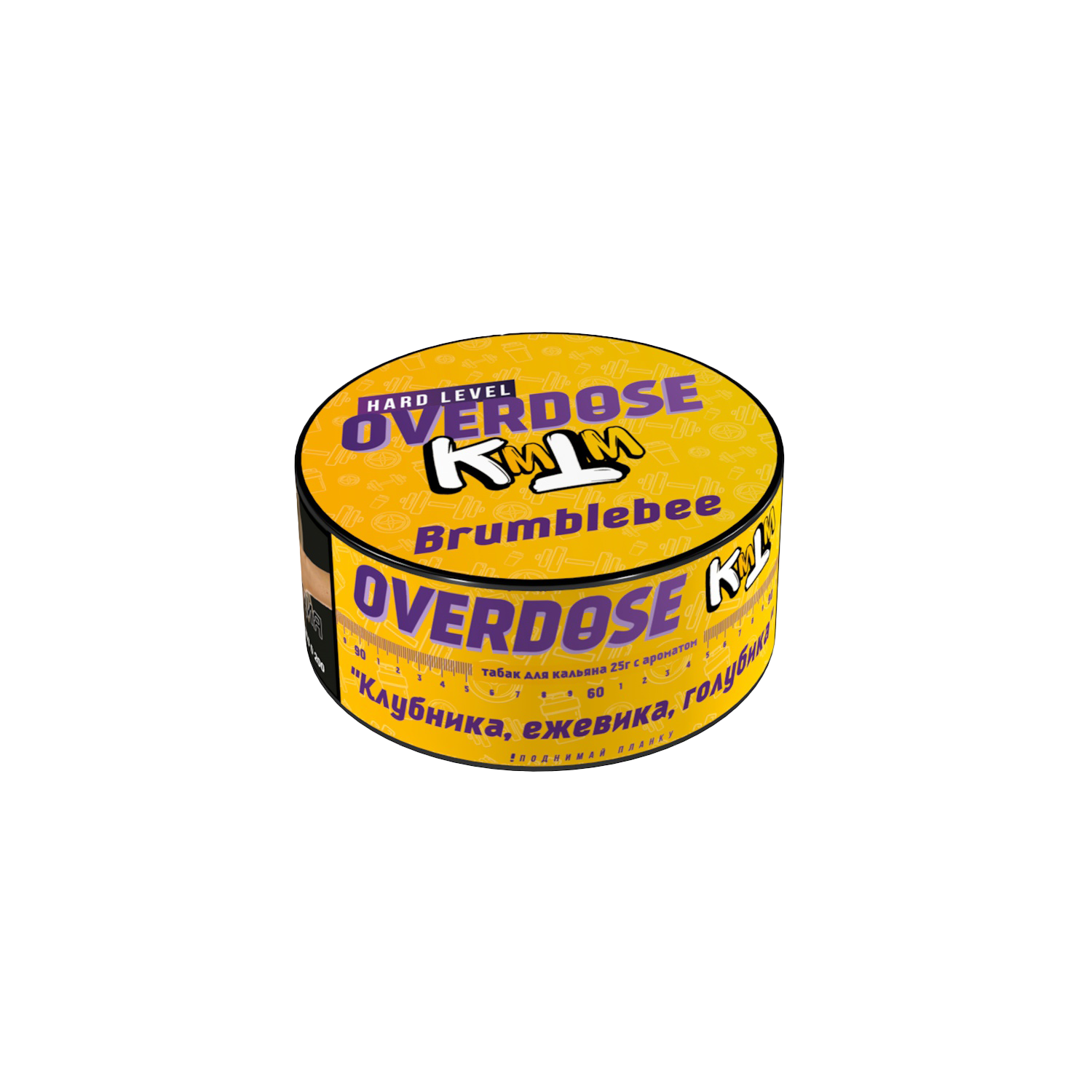 Табак для кальяна - Overdose & KMTM - Brumblebee ( с ароматом клубника ежевика голубика ) - 25 г