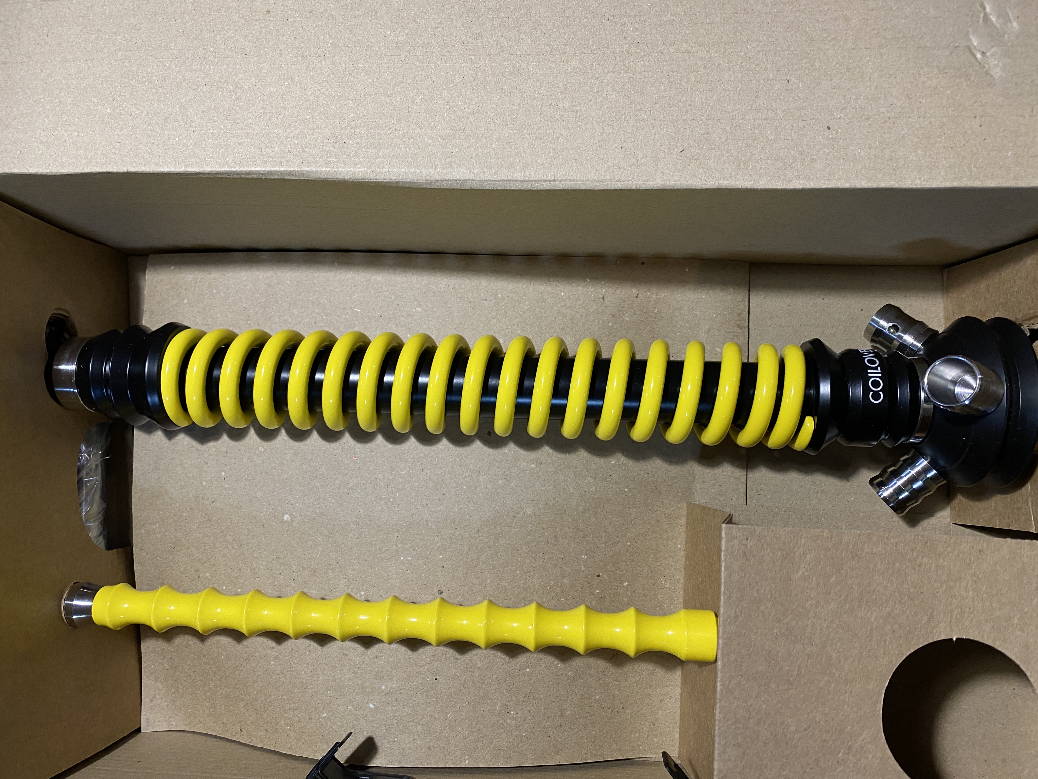 Кальян - Mamay - Coilovers - ( Черно - Жёлтый )