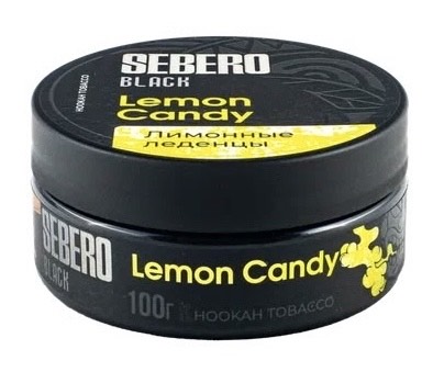 Табак для кальяна - Sebero black - Lemon Candy ( с ароматом лимонные леденцы ) - 100 г