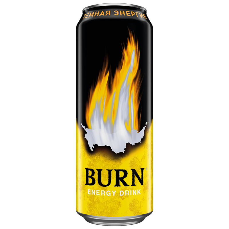 Энергетик - Burn - Тёмная энергия - 0,4л ЖБ
