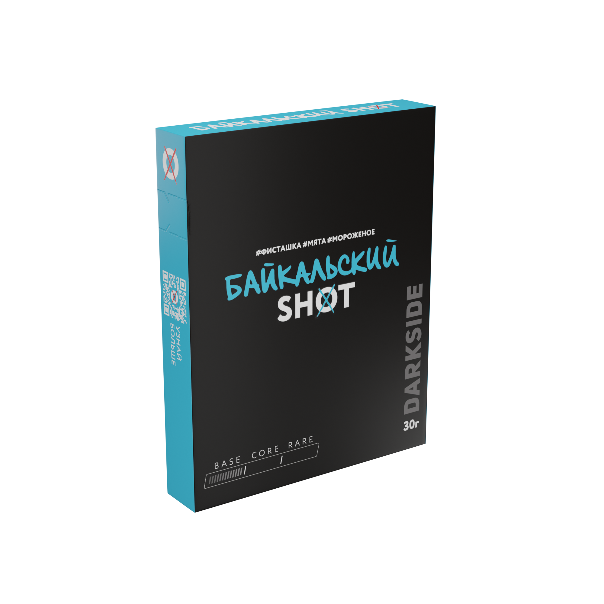 Табак для кальяна - Darkside - Shot - Байкальский Краш ( с ароматом фисташка, мороженное, мята ) - 30 г