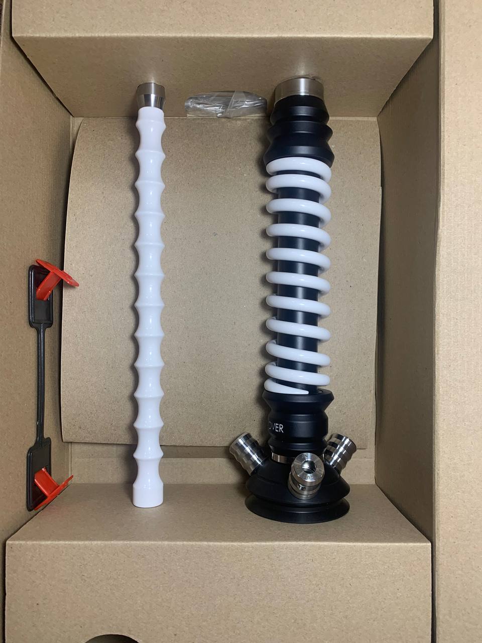 Кальян - Mamay - Coilovers Mini - ( Черная шахта - белая спираль )