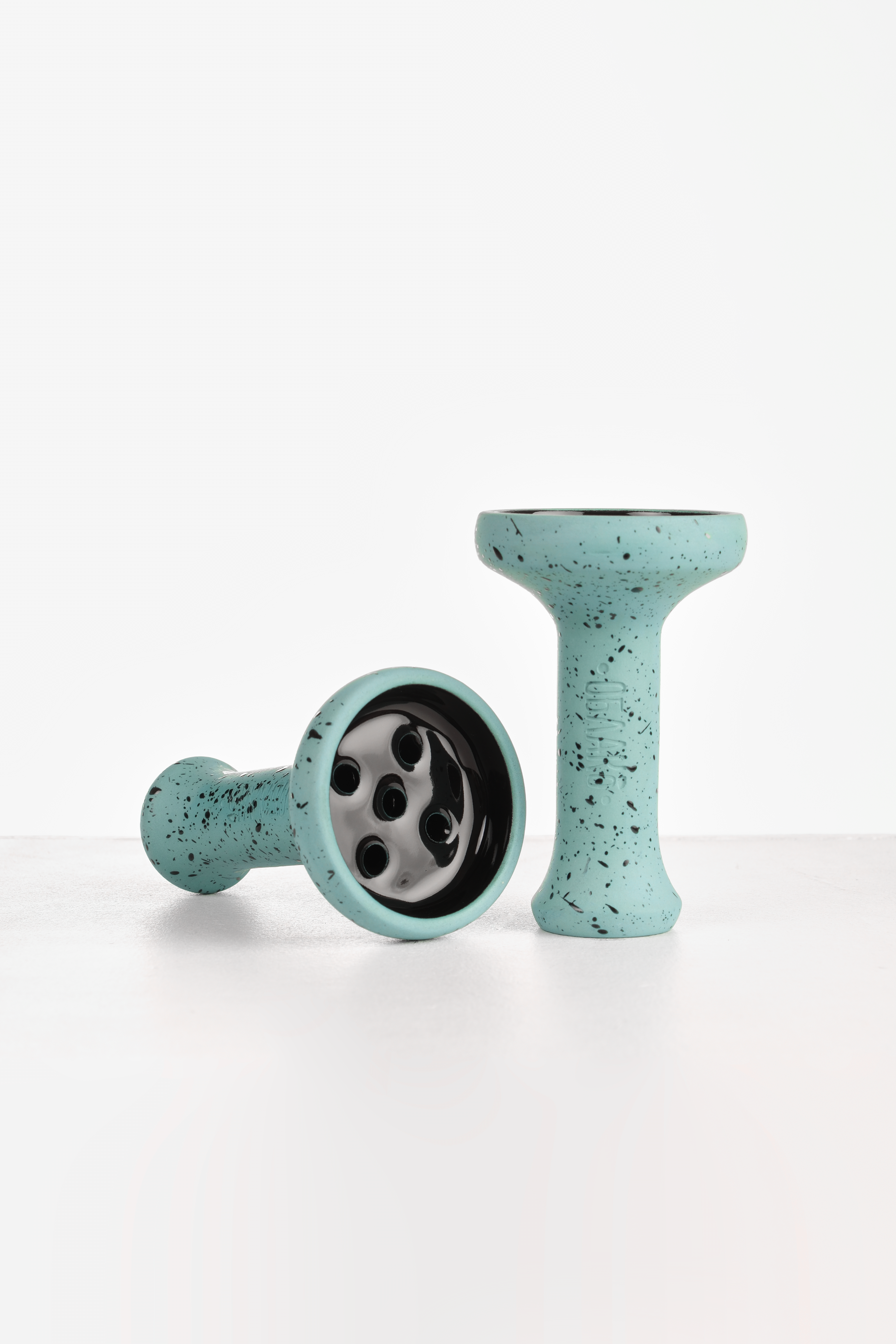 Чаша для кальяна - Облако - Mono - Black - голубой с чёрной