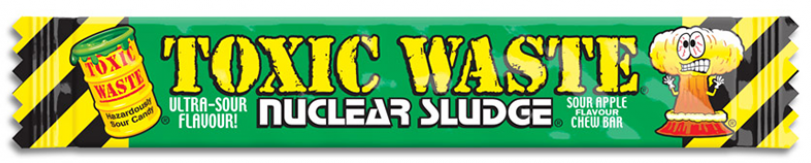 Жевательная конфета Toxic Waste - Sour Apple - 20 гр