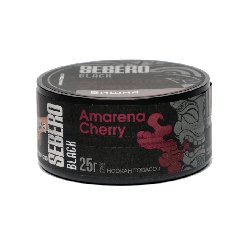 Табак для кальяна - Sebero black - amarena cherry ( с ароматом вишня ) - 25 г