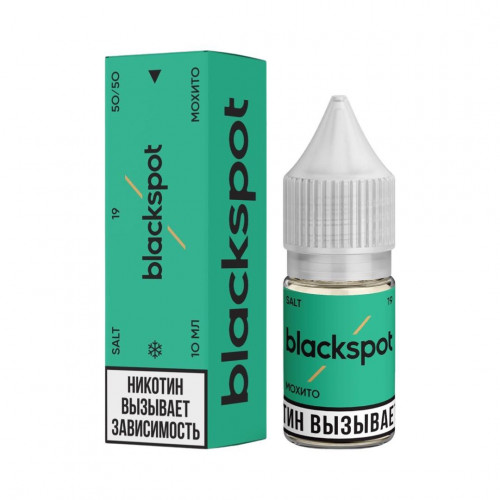 Жидкость для ЭСДН - Blackspot Salt 19 - Мохито ( с ароматом мохито ) - 10 мл - ЧЗ