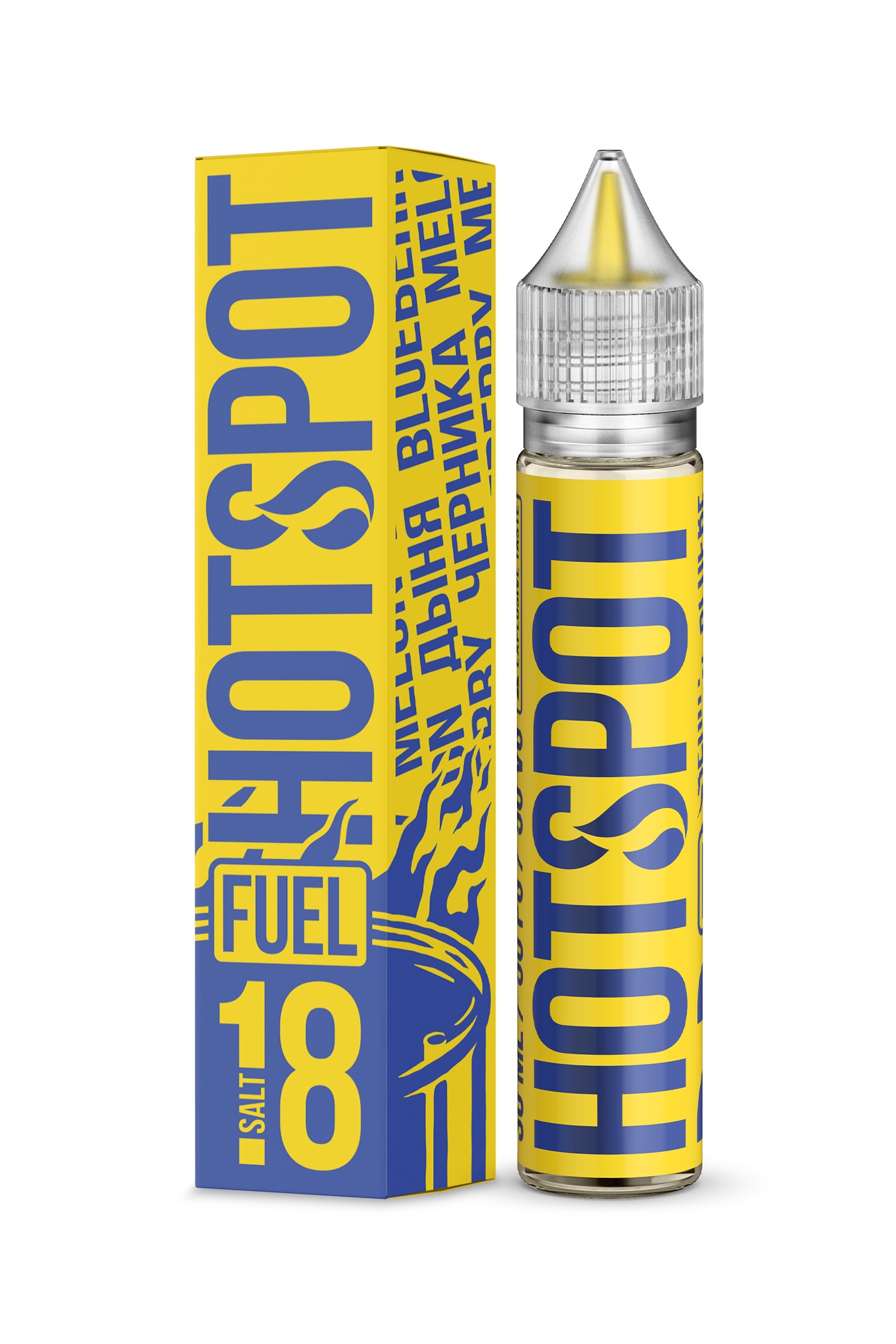 Жидкость - Hotspot Fuel - Salt 18 - Melon Blueberry - 30 ml