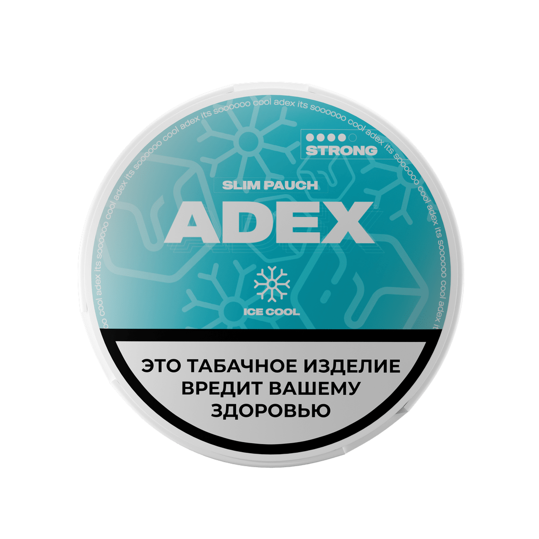 Жевательный табак - ADEX - Strong SLIM - Ice Cool - 10 г