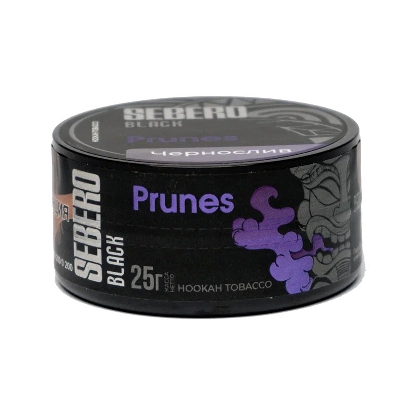 Табак для кальяна - Sebero black - prunes ( с ароматом чернослив ) - 25 г