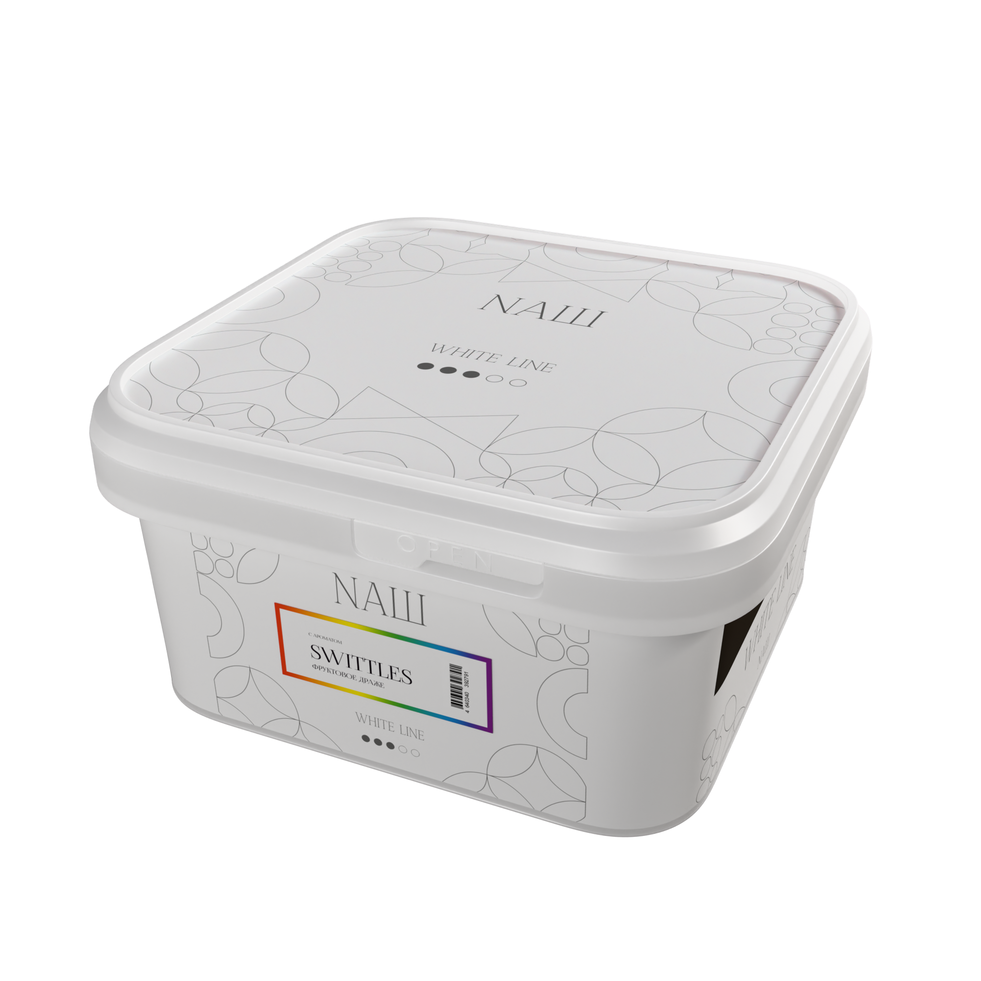 Табак для кальяна - NAШ - SWITTLES ( с ароматом фруктовое драже скитлз ) - 200 г